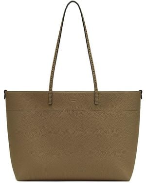 Fendi Medium Roll Tote Handbag - Brown