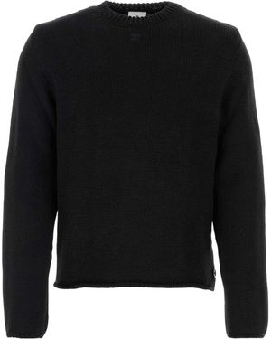 Courreges Cotton Blend Jumper - Black