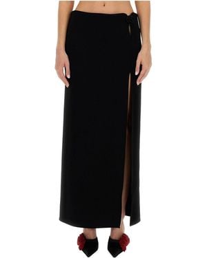 Magda Butrym Long Skirt - Black