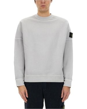 Stone Island Cotton Sweatshirt - Grey