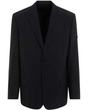 Balenciaga Nylon Oversize Blazer - Blue