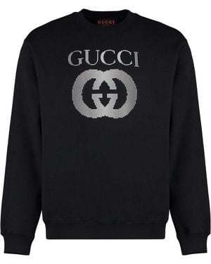 Gucci Cotton Sweatshirt - Black