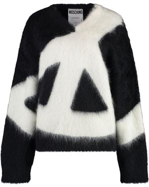 Moschino Wool Blend Pullover Jumper - Black