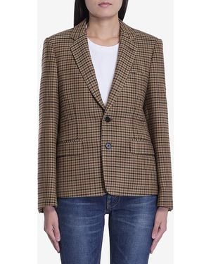 Celine Wool Jacket - Brown