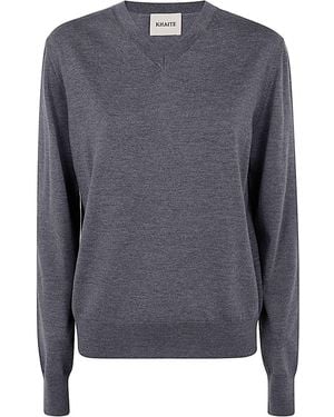 Khaite 'Senta Top - Grey