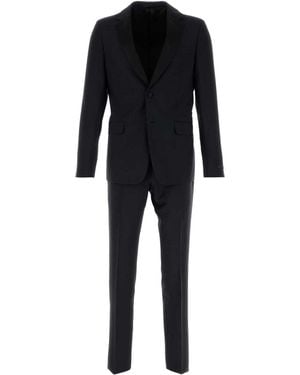 Prada Midnight Wool Blend Tuxedo - Black