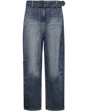 Magda Butrym Jeans High Waist Wide Leg - Blue