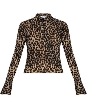 Blumarine Blouse Wool Jerseys - Black