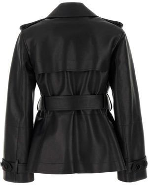 レザージャケット・コート Burberry Black Leather Jacket Leather jacket Burberry Black size 50 IT in Leather - 35721691