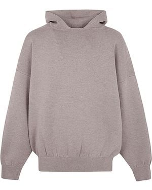 Fear Of God 'Boucle Knit Hoodie - Grey