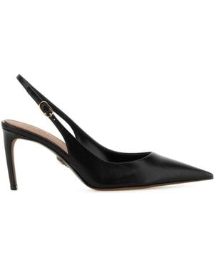 Dolce & Gabbana Leather Devotion 75 Pumps - Black