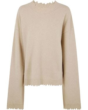 Uma Wang 'Long Sleeves Top - Natural