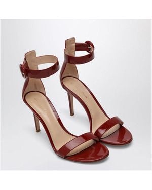 Gianvito Rossi Bordeaux Sandal Portofino 85 - Pink