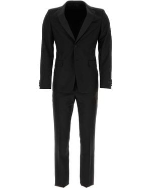 Prada Wool Blend Tuxedo - Black