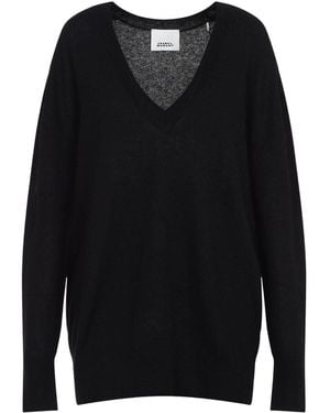 Isabel Marant Silk Blend Larana Sweater - Blue