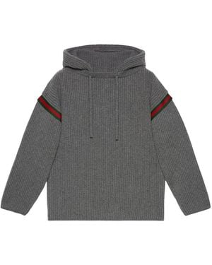 Gucci Cashmere And Wool Jumper - Grey