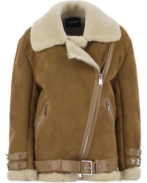 Dondup Loose Shearling Jacket - Green