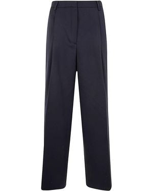 Dries Van Noten 01660 Porter 9146 W.W.Pants - Blue