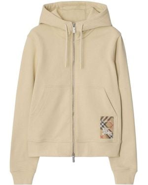 Burberry Cozy 100% Cotton Sweater - Natural