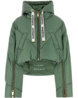 Khrisjoy Sage Polyester Down Jacket - Green
