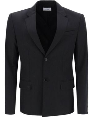 Off-White c/o Virgil Abloh Classic Wool Blazer - Black