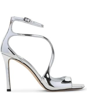 Jimmy Choo Azia 95 Sandal - Metallic