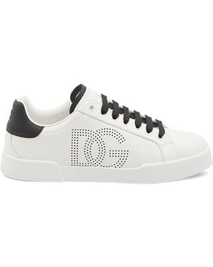 Dolce & Gabbana 'Strobel Portofino Light' Sneakers in White