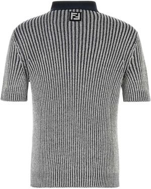 Tシャツ・カットソー FENDI Embroidered viscose blend shirt (FS1248AR6B F1O0X) Fendi Viscose Blend T-shirt | italist
