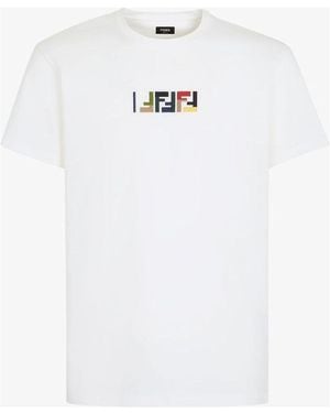 Fendi Cotton T Shirt - White