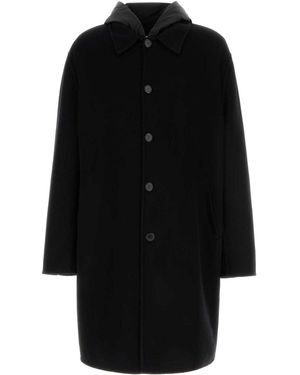PRADA ネイビー 薄手コート 46　【6597ae85】 PRADA ネイビー 薄手コート 46 【6597ae85】