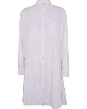 Sacai Cotton Poplin Dress - White