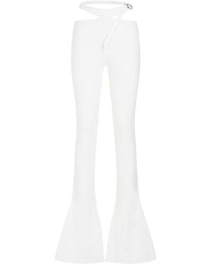 The Attico Long Trousers - White