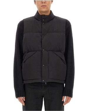 Represent Nylon Vest - Black