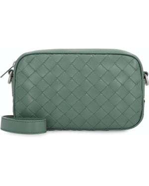 Bottega Veneta Mini Intrecciato Camera Bag - Green