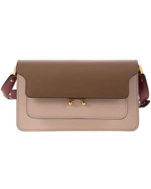 Marni Trunk - Leather Bag - Brown