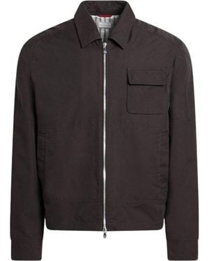 Brunello Cucinelli Cotton Blend Jacket - Black