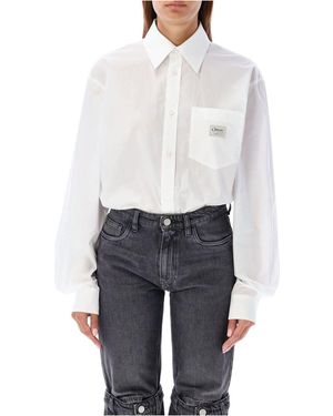 Coperni Bodysuit Shirt - White
