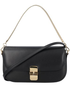 A.P.C. Clutch Grace With Chain - Black