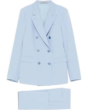 Tagliatore Double-Breasted Suit - Blue