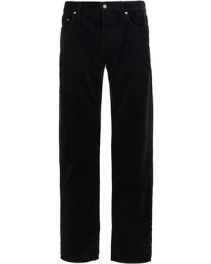 Saint Laurent Corduroy Slim Pants - Black