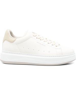 Woolrich Arrow Court Calf Blubber Trainers - White