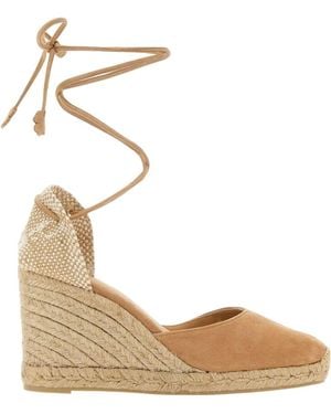 Castañer Espadrille Carina With Wedge - Natural