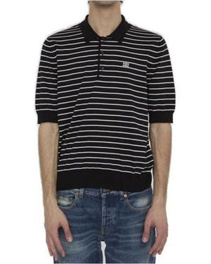 Celine 'Triomphe Polo Shirt - Black