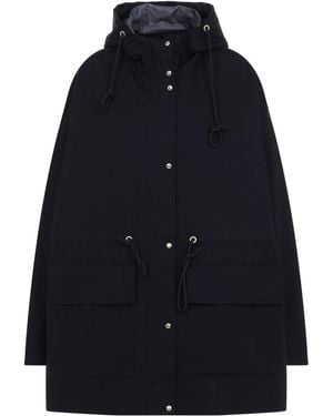 Moncler Gaillon Short Parka in Natural | Lyst
