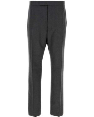 Thom Browne Graphite Wool Pant - Gray