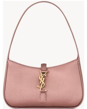 Saint Laurent Ysl M.Bag Hobo 5A7 Queens Calf in Brown | Lyst