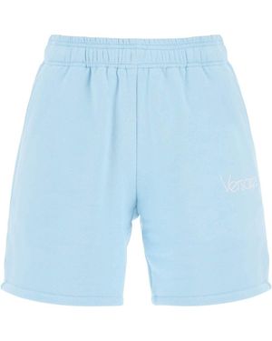 Versace Light- Cotton Shorts - Blue