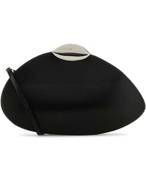 Benedetta Bruzziches Leather Belle De Jour Clutch - Black