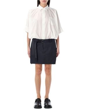 Designer Sacai Cotton Poplin Dresses for Women - Up to 60