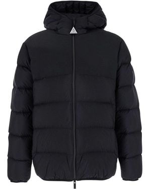 Moncler Nylon Veumont Down Jacket - Blue